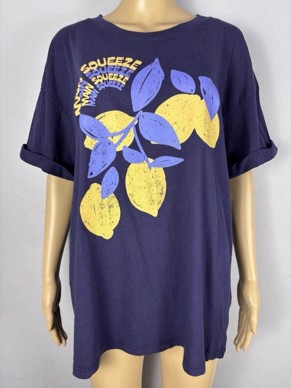 Girl Dangerous T Shirt Women Sz L Boyfriend Tee Organic Cotton Main Squeeze NEW
